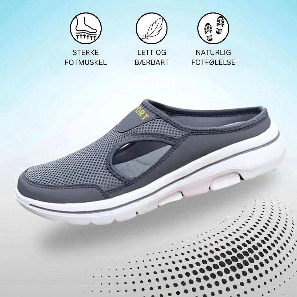 OrthoWalk™ – Pustende Slip-On Komfortknotter