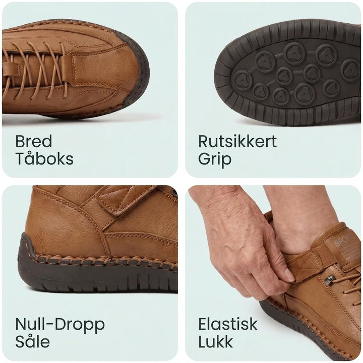 BareStep™– Ortopediske Snøresko for Komfort