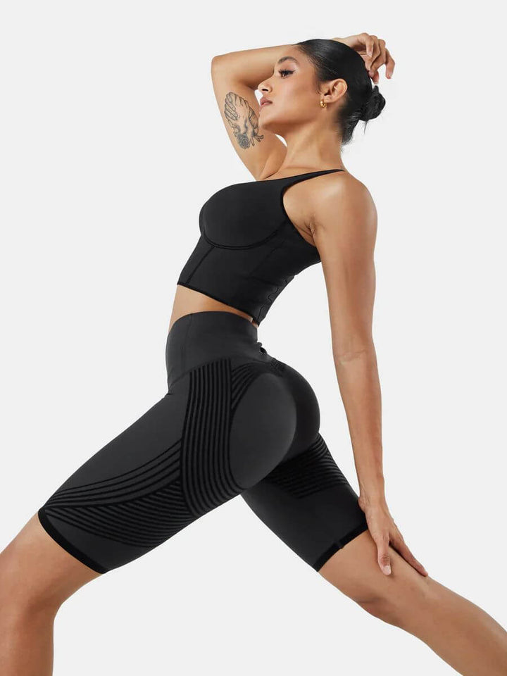 3D Short Leggings™ – Høyt Liv og Kroppsskulpterende Effekt (1+1 GRATIS)