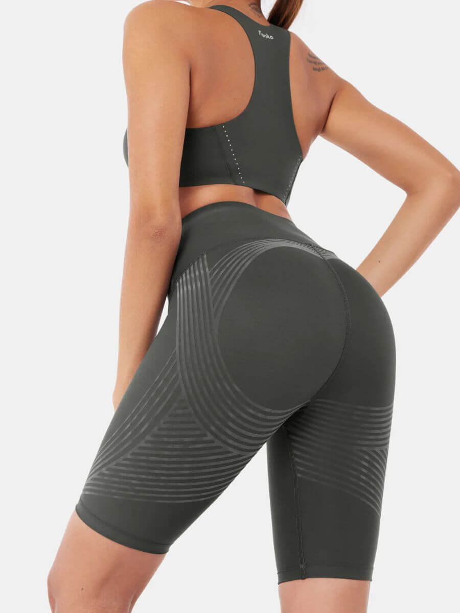 3D Short Leggings™ – Høyt Liv og Kroppsskulpterende Effekt (1+1 GRATIS)