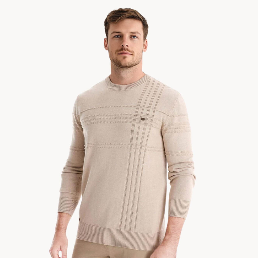 Adrian™ – Komfortabel genser med stripedesign