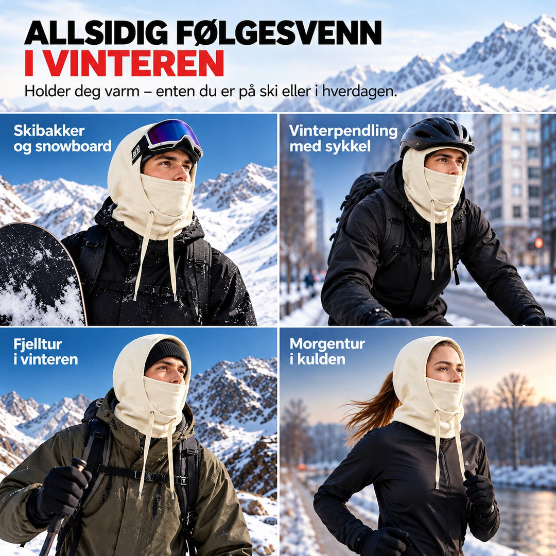 NordicShield™ – Termisk Fleece Vindytende Hettebalaklava