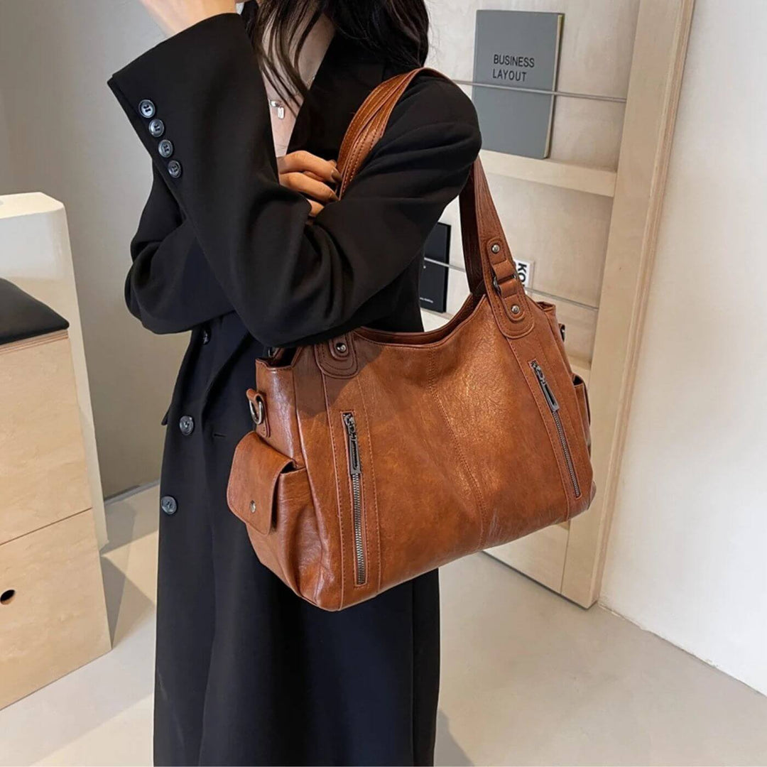 Amalie™ - Premium Vegansk Skulderveske