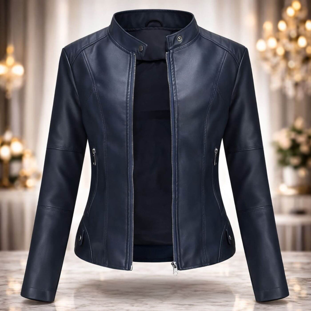 Amanda™- Luksuriøs Premium Skinnjakke