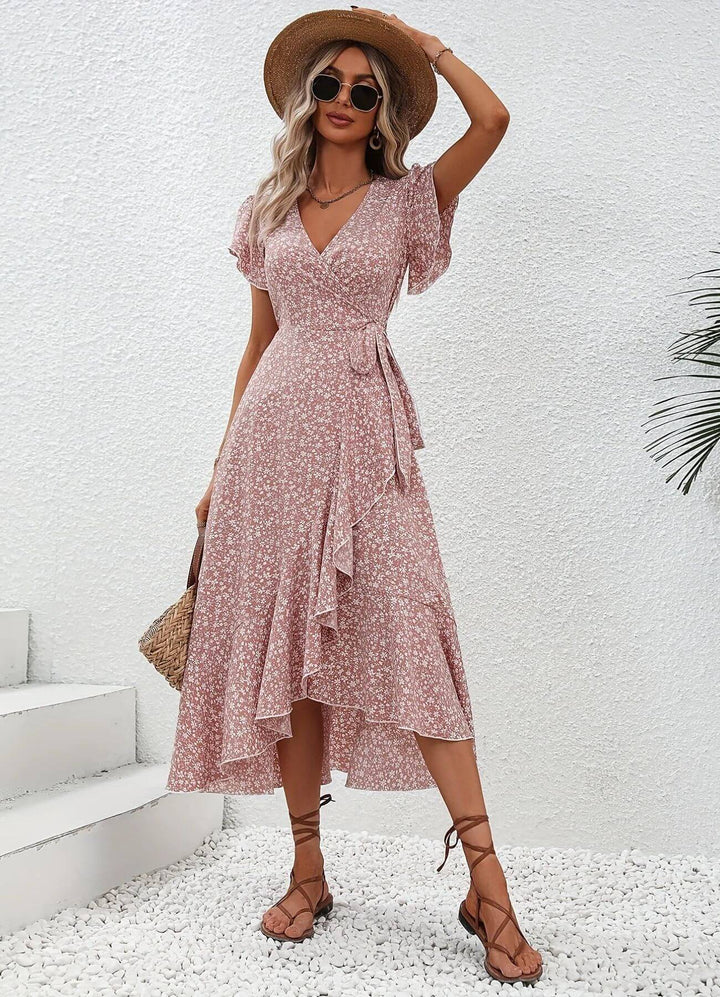 Anette™ – Elegant blomstrete sommerkjole