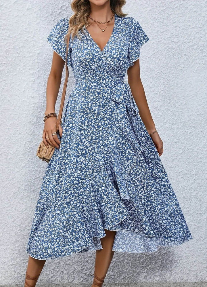Anette™ – Elegant blomstrete sommerkjole