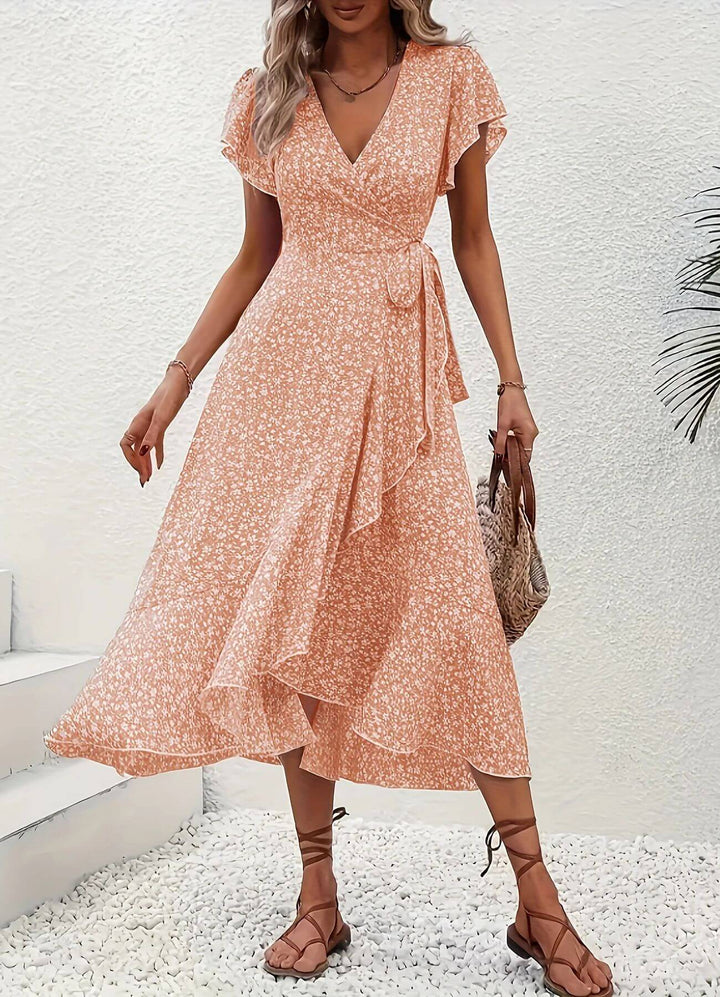 Anette™ – Elegant blomstrete sommerkjole