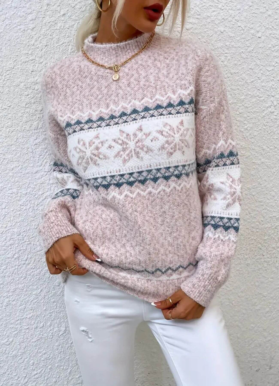 Anine™ - Strikket Varm Vintergenser