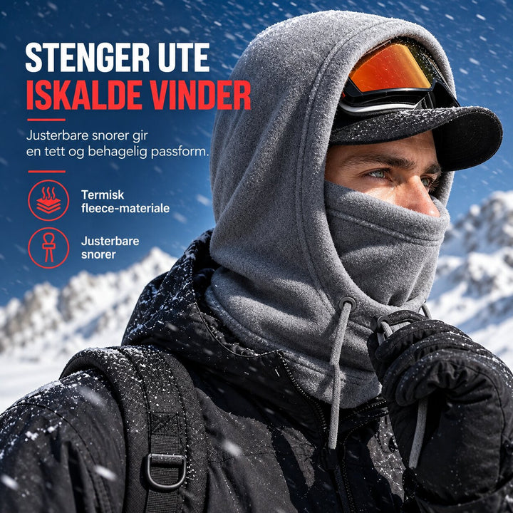 NordicShield™ – Termisk Fleece Vindytende Hettebalaklava