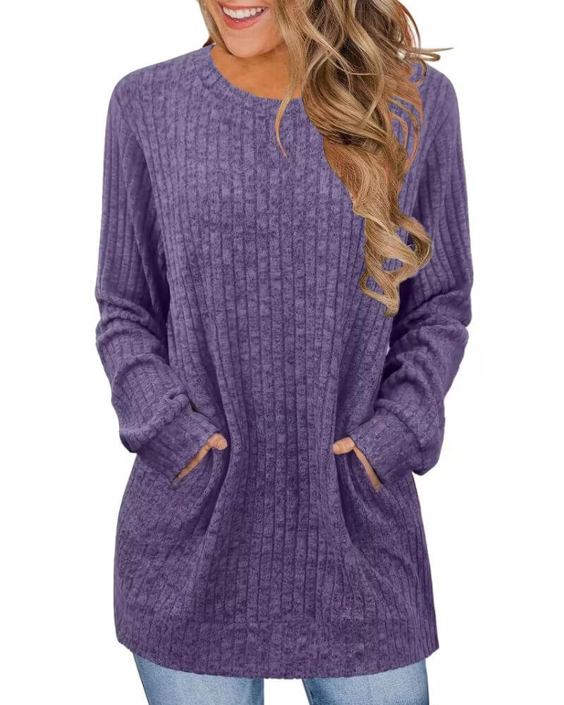 Astrid™ – Komfortabel og pustende genser med lommer