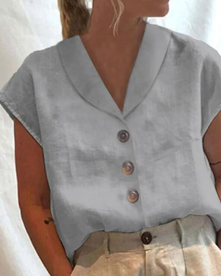 Bente™ - Behagelig Bluse med Krage