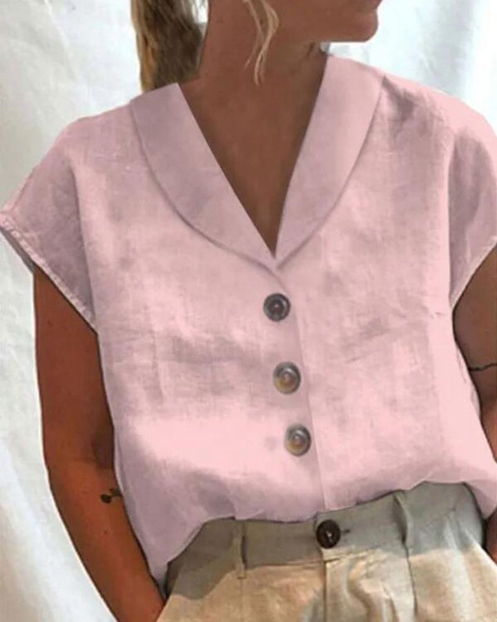 Bente™ - Behagelig Bluse med Krage