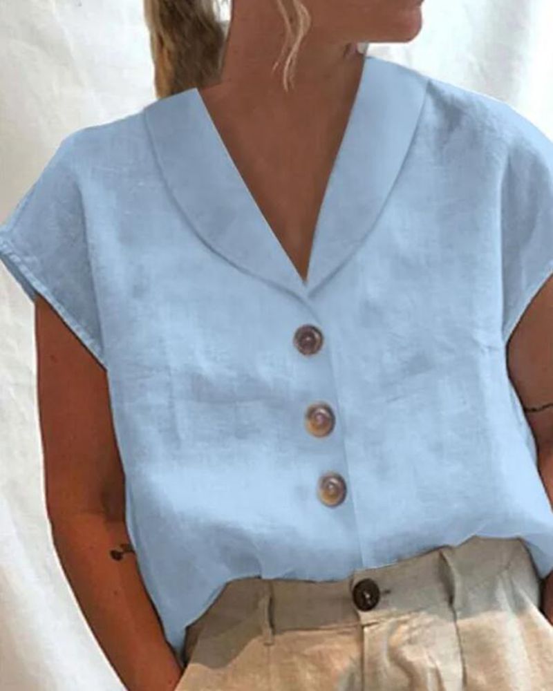 Bente™ - Behagelig Bluse med Krage