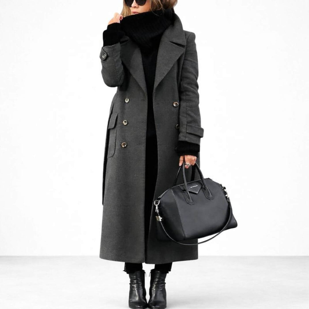 Bertha™- Elegant Dobbeltspent Kåpe