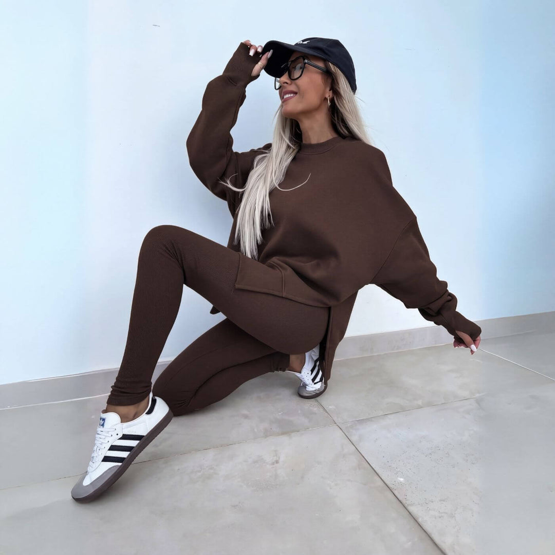 Blanca™- Uformelt sett med langermet topp og bukse
