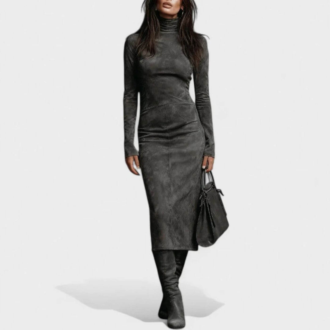 Camilla™ - Vintage Elegant Høyhalset Kjole
