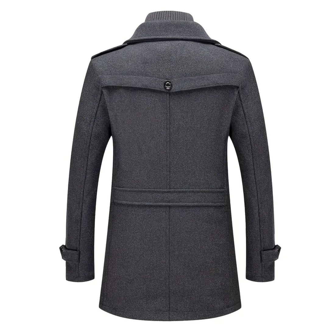 Carlos™ - Elegant Dobbelkrage Vinterjakke