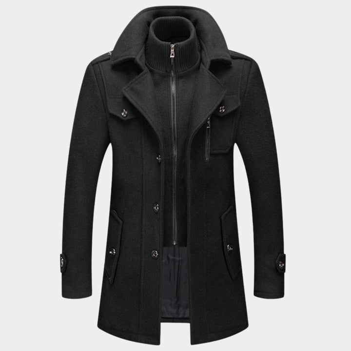 Carlos™ - Elegant Dobbelkrage Vinterjakke