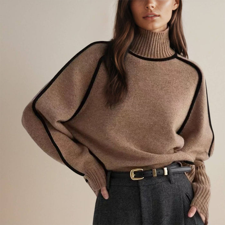 Cecilie™ - Varm Høyhalset Genser