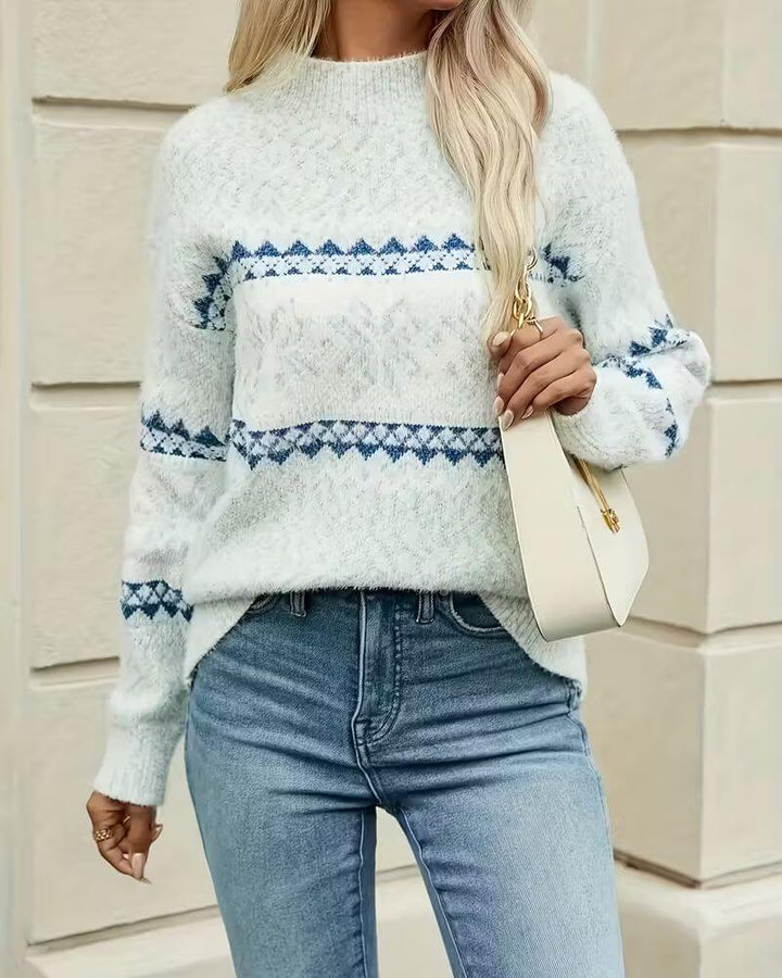 Celine™ - Julegenser med Snøfnugg og Komfort