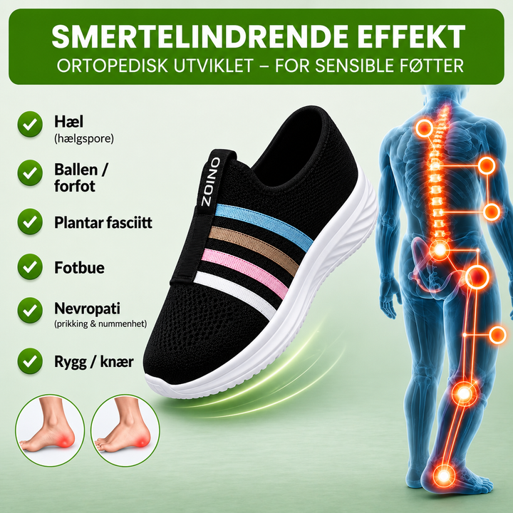 OrthoVita™ – Lettvekt Sklisåler Komfort Sneakers