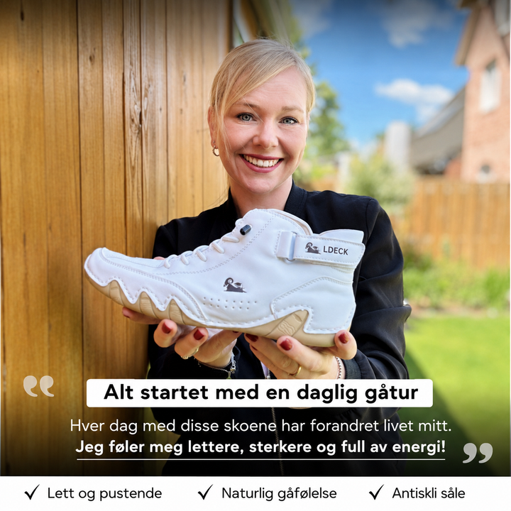 Alder™ – Ortopediske sko med fotbue støtte