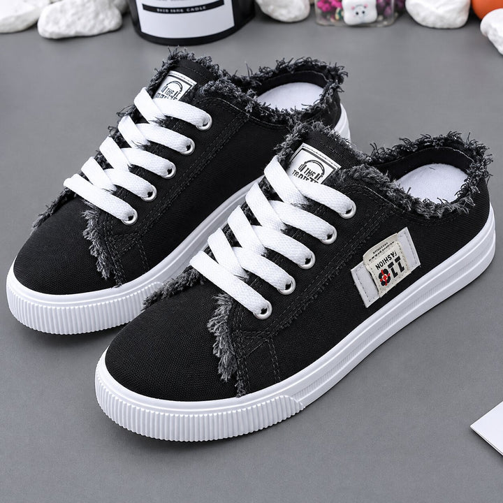 Karin™ – Slitt Snortopp Slip-On Mule Sneakers
