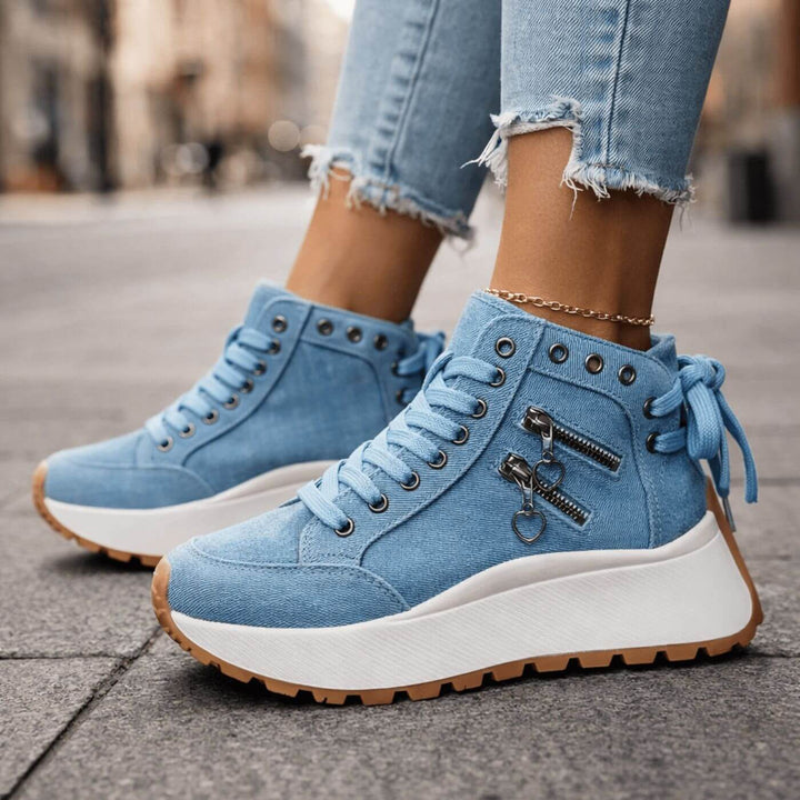 Edda™- Chunky Sneakers i Street Style