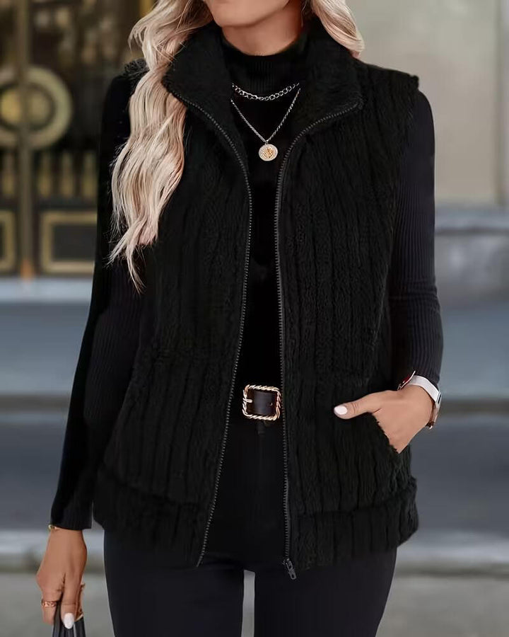 Eira™ – Myk og Varm Vest med Glidelås