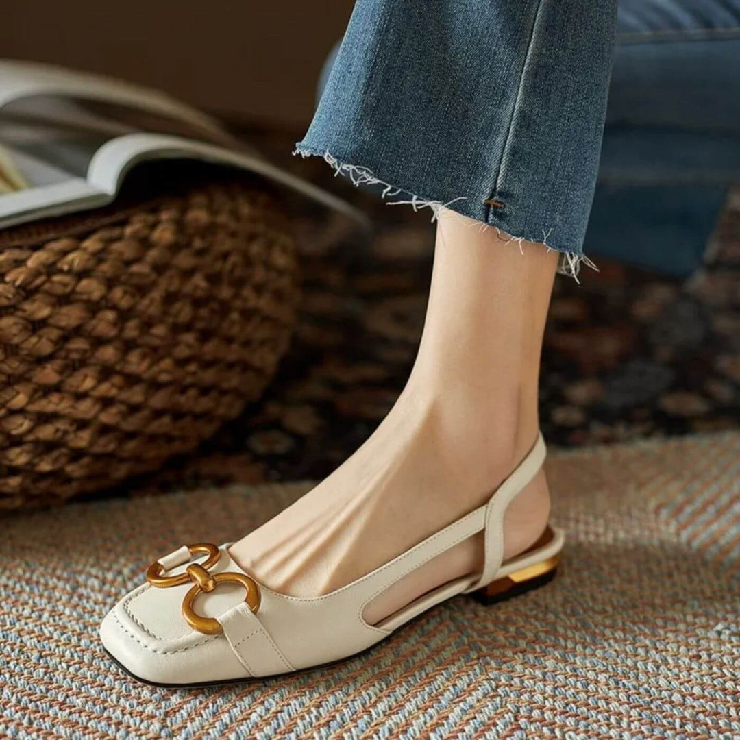 Elida™ – Retro Slingback Ortopediske Sandaler