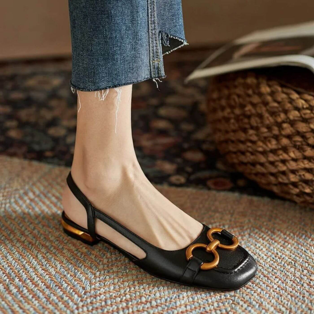 Elida™ – Retro Slingback Ortopediske Sandaler