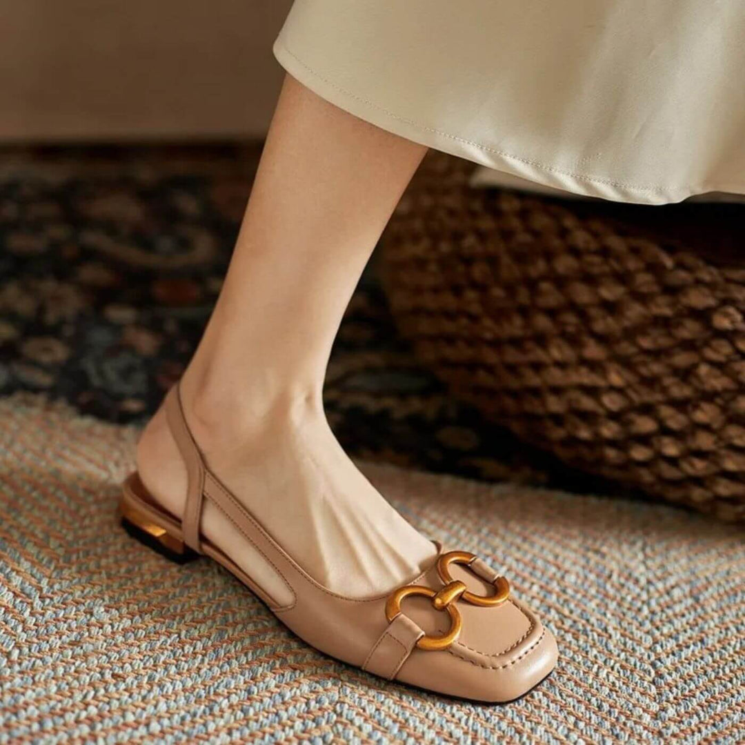 Elida™ – Retro Slingback Ortopediske Sandaler