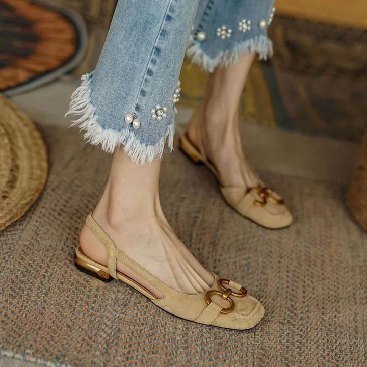 Elida™ – Retro Slingback Ortopediske Sandaler