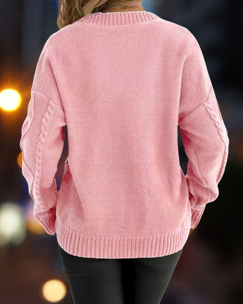 Elise™ – Komfortabel Strikket Cardigan med Knapper