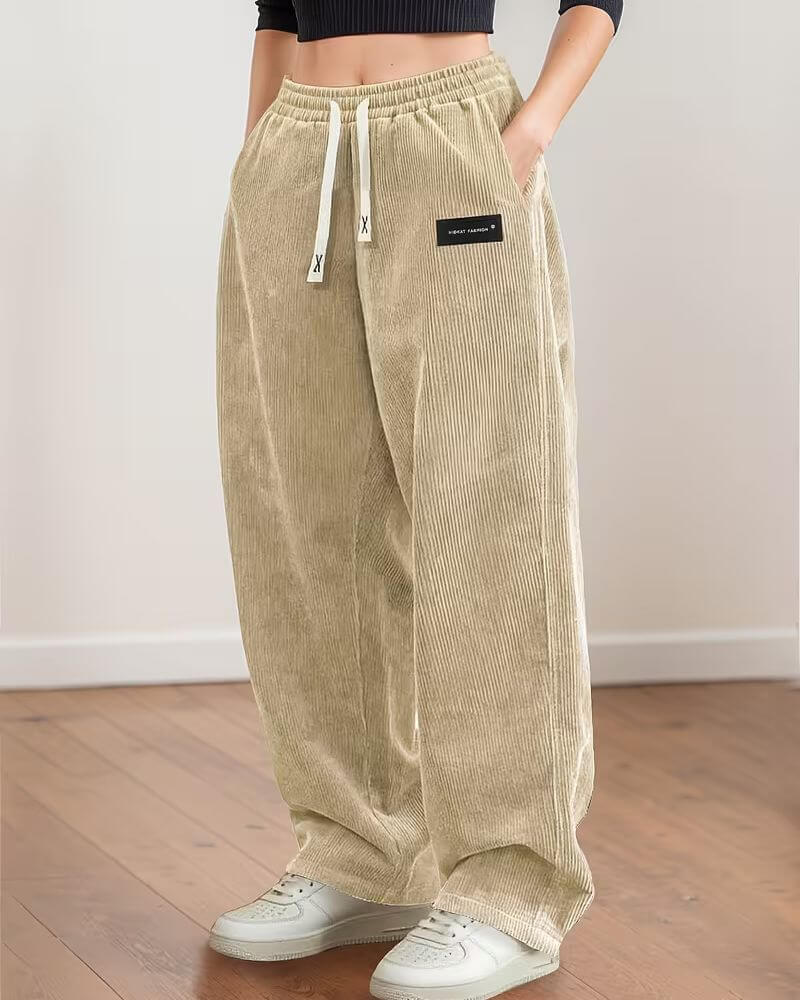 Embla™ - Lett Cordfløyel Joggebukse