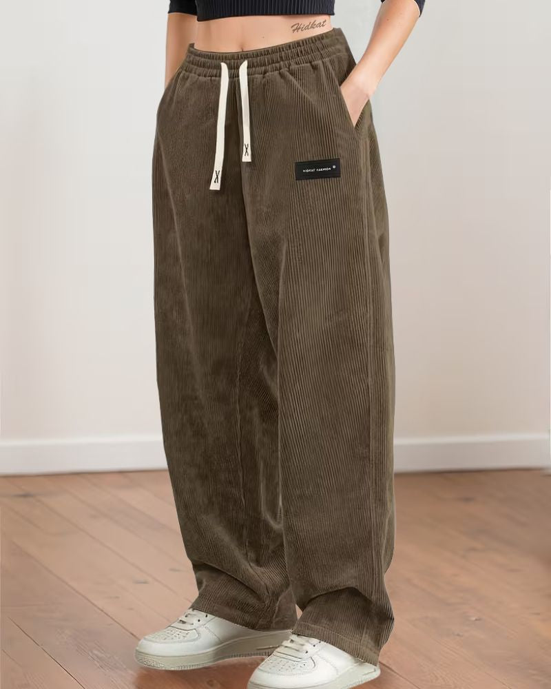 Embla™ - Lett Cordfløyel Joggebukse