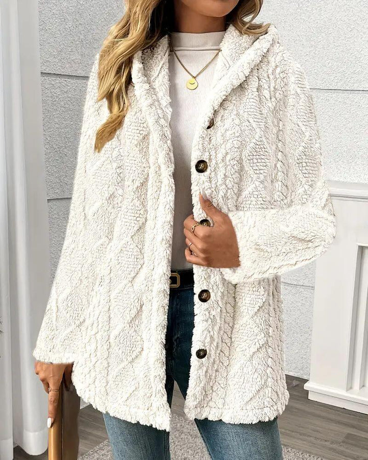 Emma™ – Vinter Teddy Kåpe Hettegenser