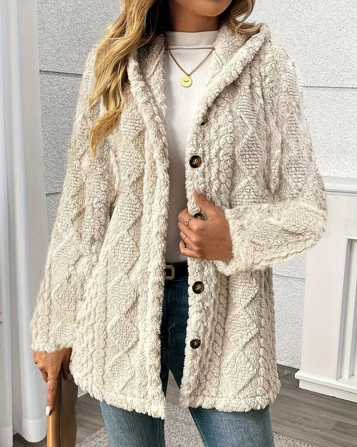 Emma™ – Vinter Teddy Kåpe Hettegenser