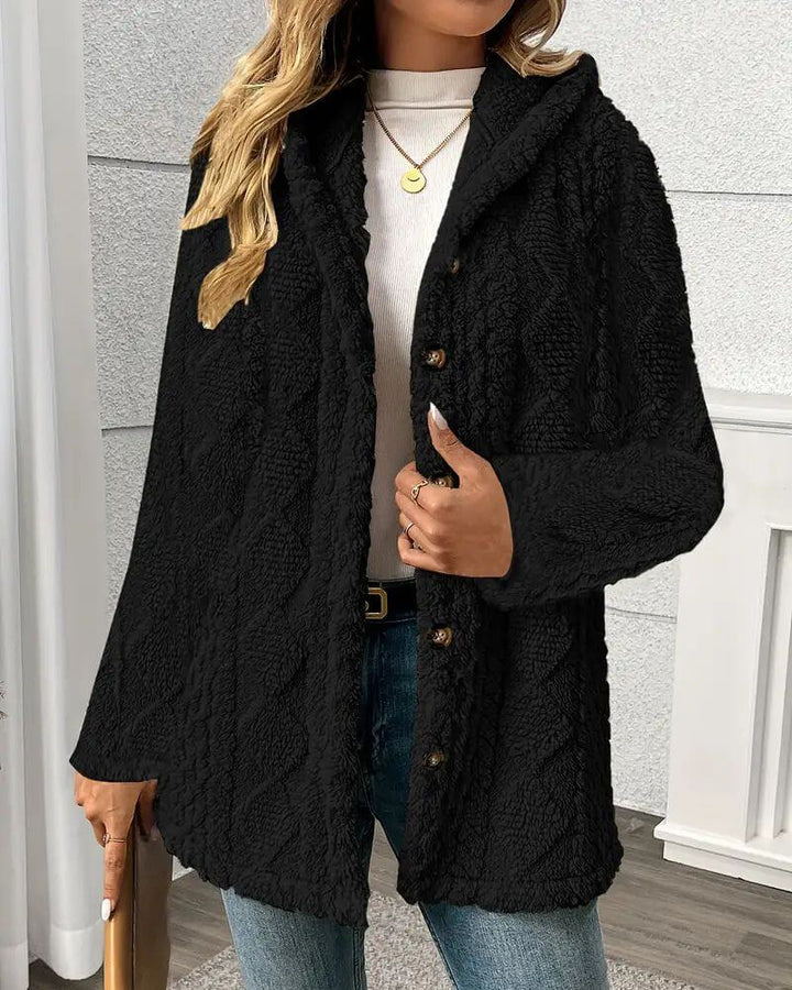 Emma™ – Vinter Teddy Kåpe Hettegenser