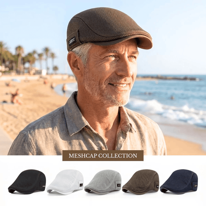 Erik™ – Pustende Netting Casual Flat Cap