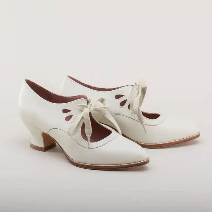 Erika™ – Vintage lave hæler ortopediske sko