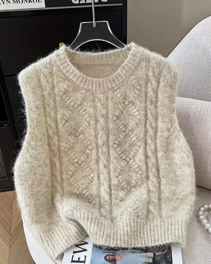 Erle™ - Vintage Strikket Vest