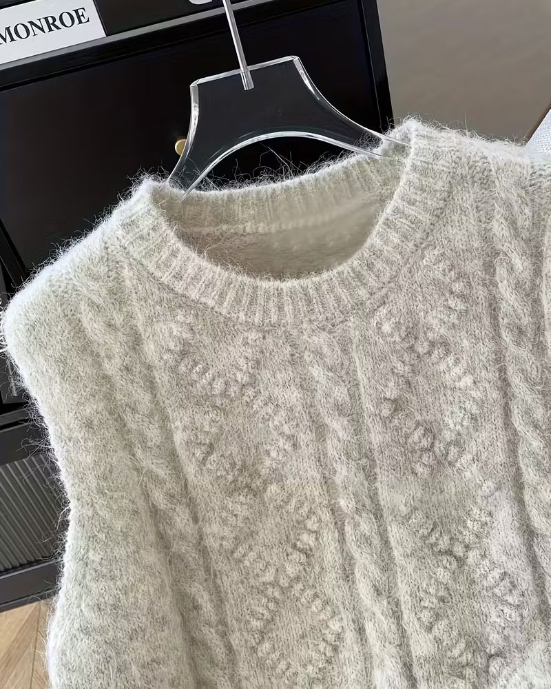 Erle™ - Vintage Strikket Vest