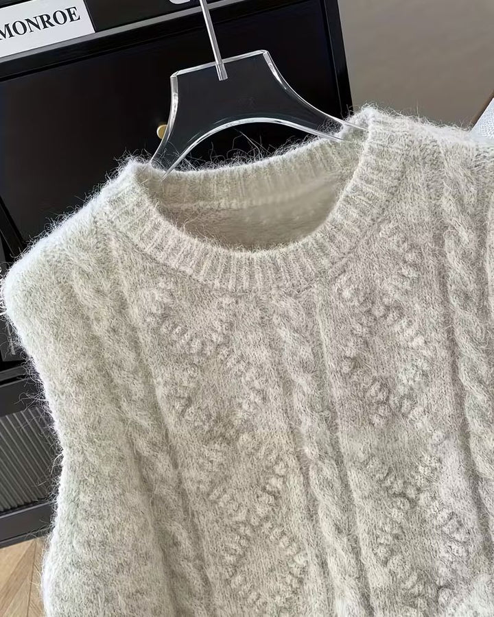 Erle™ - Vintage Strikket Vest