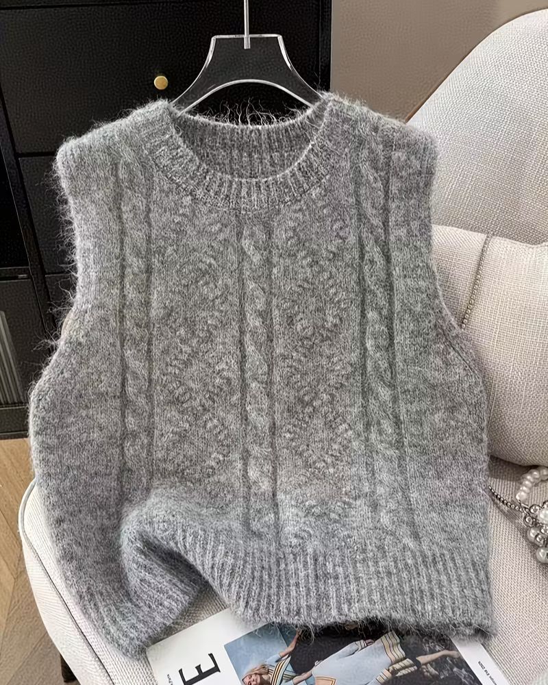 Erle™ - Vintage Strikket Vest