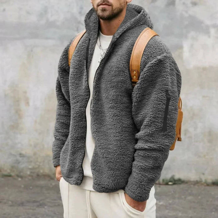 Erlend™– Koselig Teddy Fleece Hettejakke