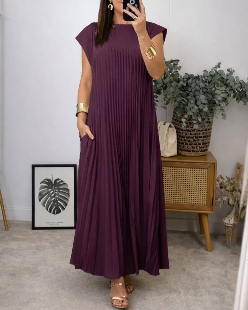 Evelina™- Elegant og luftig komfortkjole