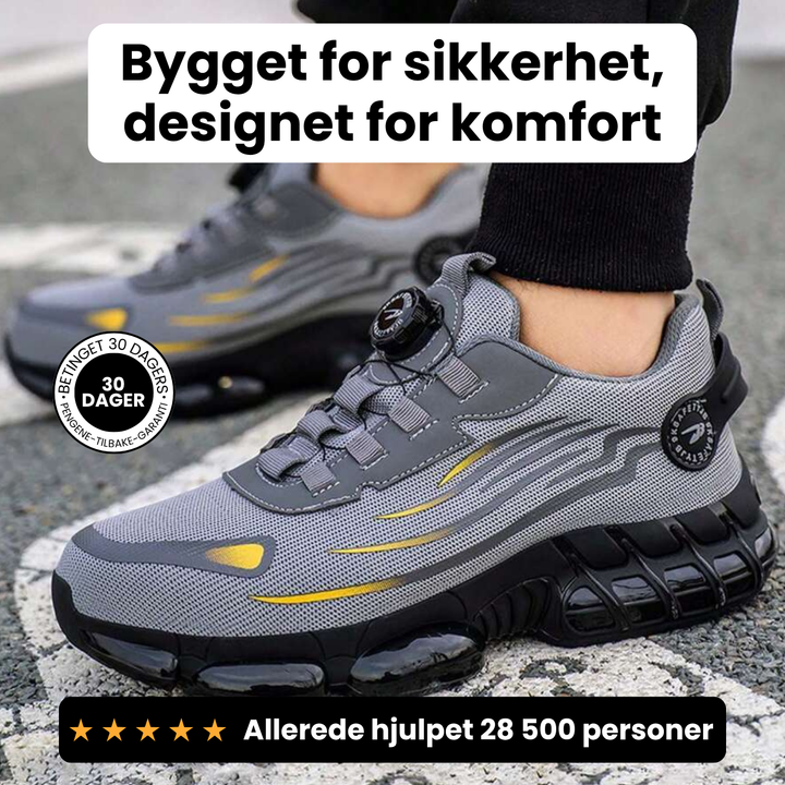 Felix™ – Ståltå sikkerhetssko med Kevlar-beskyttelse