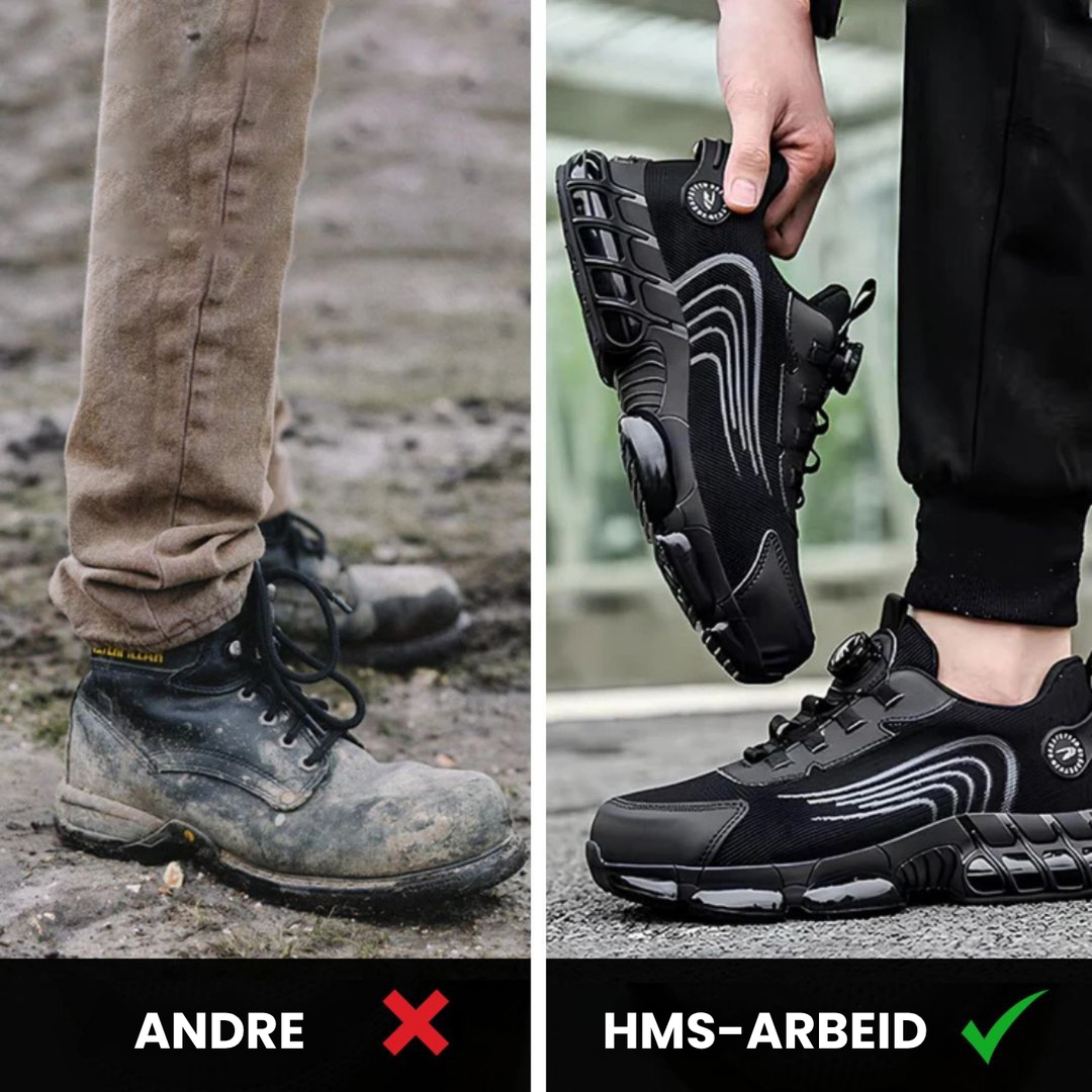 Felix™ – Ståltå sikkerhetssko med Kevlar-beskyttelse