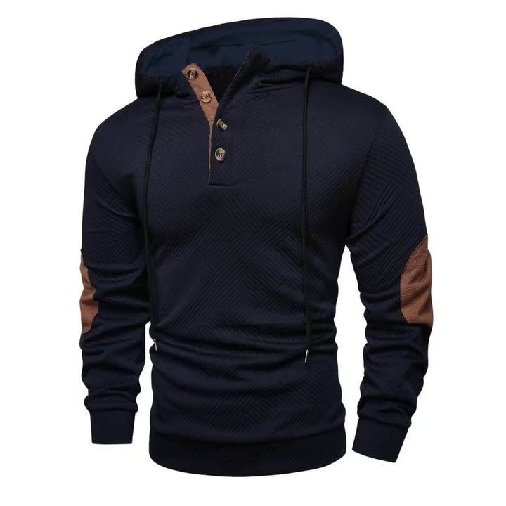 Filip™ - Uformell hettegenser med knapper